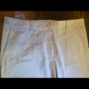 NEW Lacoste Size 8 Perfect Khaki’s 100% Cotton